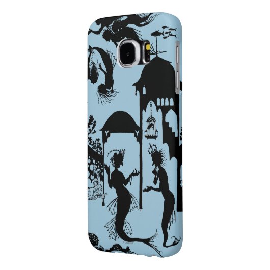 Andersen: Little Mermaid Silhouette Case-Mate Samsung Galaxy Hoesje (Achterkant Links)