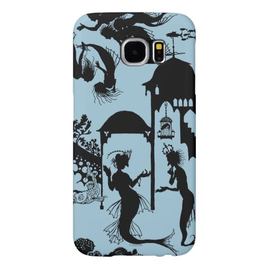Andersen: Little Mermaid Silhouette Case-Mate Samsung Galaxy Hoesje (Achterkant)