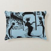 Andersen: Little Mermaid Silhouette Decoratief Kussen (Voorkant)