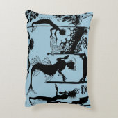 Andersen: Little Mermaid Silhouette Decoratief Kussen (Achterkant (Verticaal))