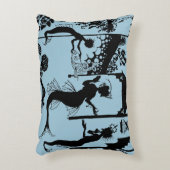 Andersen: Little Mermaid Silhouette Decoratief Kussen (Voorkant(Verticaal))