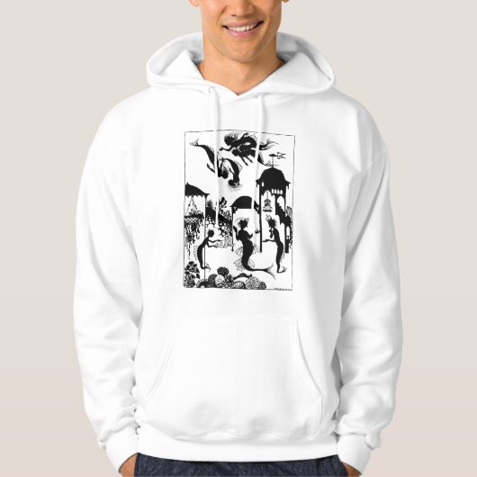 Andersen: Little Mermaid Silhouette Hoodie (Voorkant)