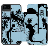 Andersen: Little Mermaid Silhouette Incipio iPhone Portemonnee Hoesje (Agenda Open)