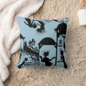 Andersen: Little Mermaid Silhouette Kussen (Deken)