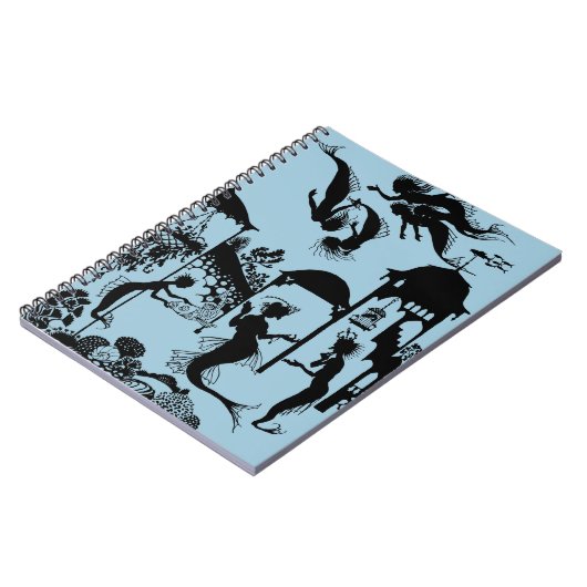 Andersen: Little Mermaid Silhouette Notitieboek (Linkerzijde)