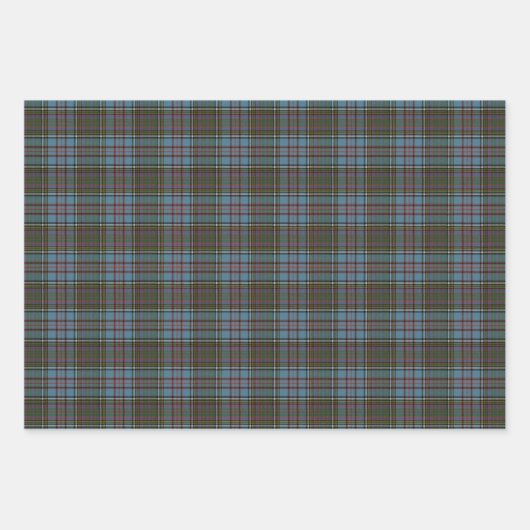 Anderson Ancient Original Scottish Clan Tartan Inpakpapier Vel (Voorkant)