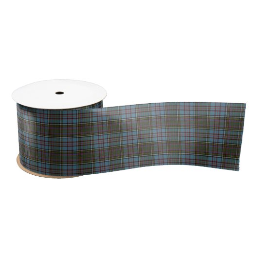 Anderson Ancient Scottish Clan Tartan Satijnen Lint (Spoel)