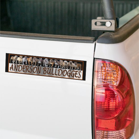 Anderson Bulldogge Bumpersticker (Op Truck)