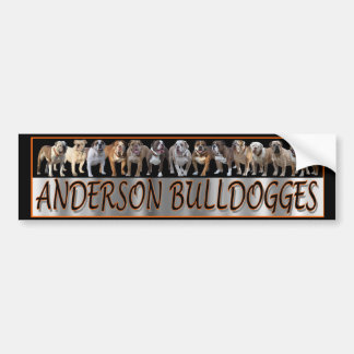 Anderson Bulldogge Bumpersticker