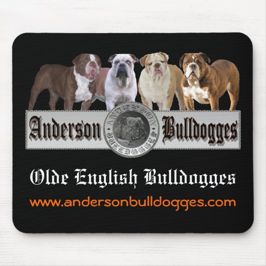 Anderson Bulldogges Muismat (Voorkant)
