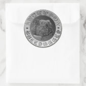 Anderson Bulldogges Sticker/sticker Ronde Sticker (Tas)