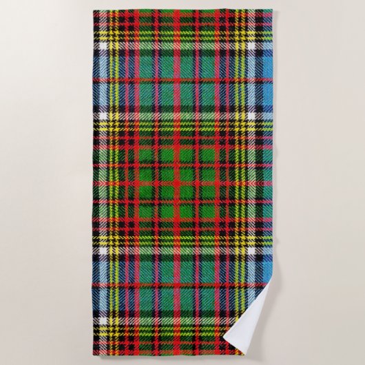 Anderson Clan Ancient Tartan Beach Towel Strandlaken (Voorkant)