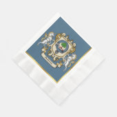 Anderson Clan Badge Blue Gepersonaliseerd Servet (Hoek)