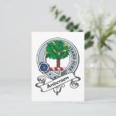 Anderson Clan Badge Briefkaart (Staand voorkant)