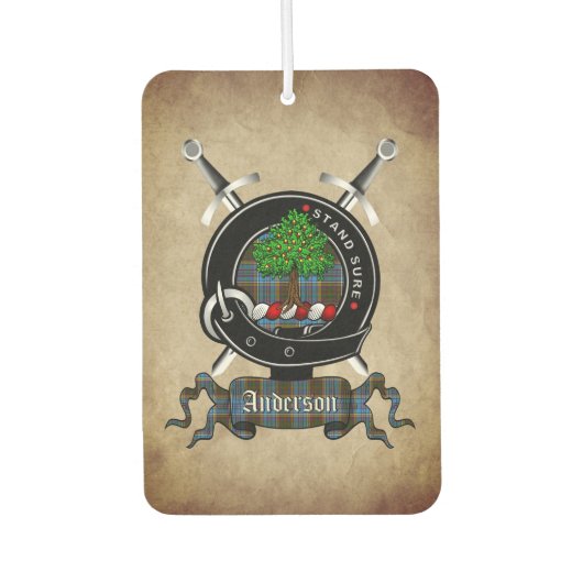 Anderson Clan Badge Luchtverfrisser (Voorkant)