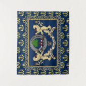 Anderson Clan Badge & Motto w/Lions Wandkleed (Voorkant)
