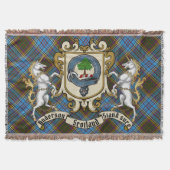 Anderson Clan Badge & Tartan Deken (Voorkant)