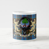 Anderson Clan Badge & Tartan Grote Koffiekop (Voorkant)