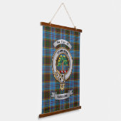 Anderson Clan Badge & Tartan Hangend Wandkleed (Gebogen)