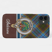 Anderson Clan Badge & Tartan iPhone / iPad hoesje (Achterkant (horizontaal))