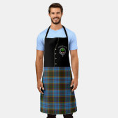 Anderson Clan Badge & Tartan Kilt Apron Schort (Gedragen)