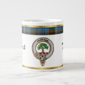 Anderson Clan Badge Tartan & Motto Grote Koffiekop (Voorkant)