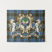 Anderson Clan Badge & Tartan Tapestry Wandkleed (Voorkant (horizontaal))