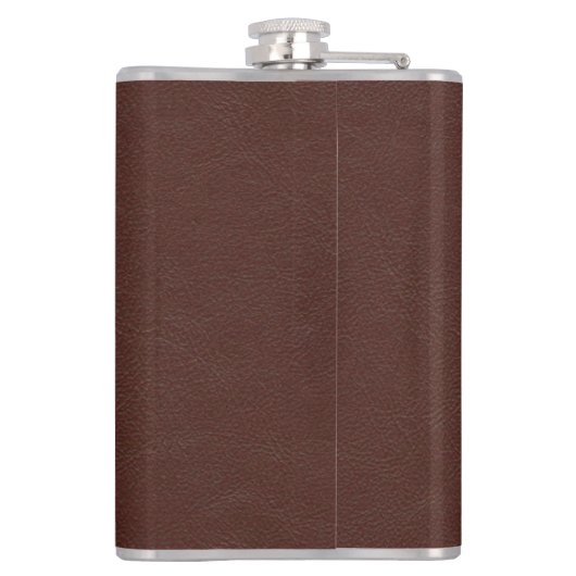 Anderson Clan Badge w/Brown Faux Leather Heupfles (Achterkant)