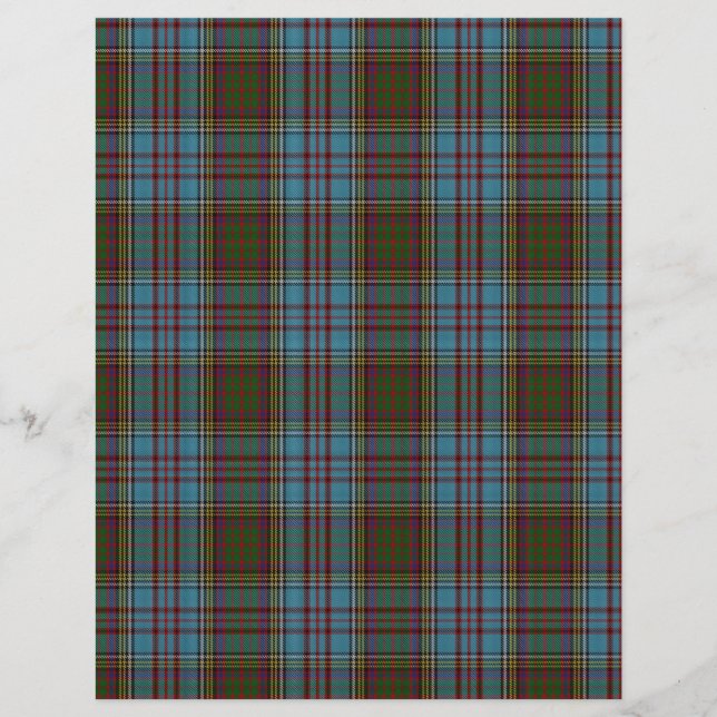 Anderson Clan familie Tartan (Voorkant)
