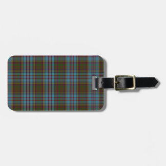 Anderson Clan familie Tartan Bagagelabel