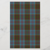 Anderson Clan familie Tartan Briefpapier (Voorkant)