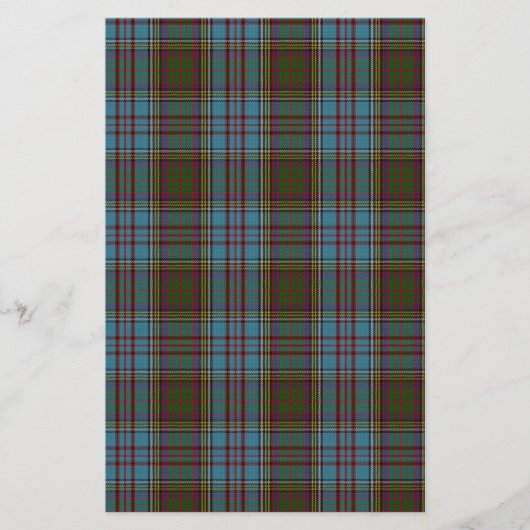 Anderson Clan familie Tartan Briefpapier (Voorkant)