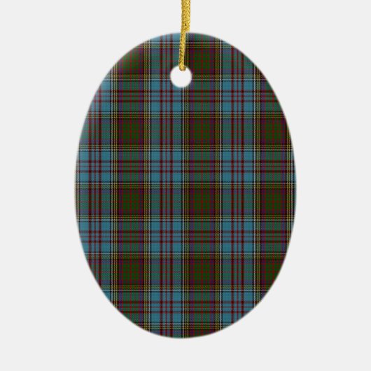 Anderson Clan familie Tartan Keramisch Ornament (Voorkant)