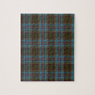 Anderson Clan familie Tartan Legpuzzel