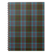 Anderson Clan familie Tartan Notitieboek (Voorkant)