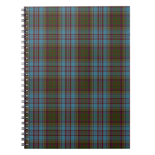 Anderson Clan familie Tartan Notitieboek (Voorkant)