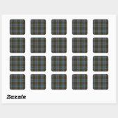 Anderson Clan familie Tartan Vierkante Sticker (Vel)