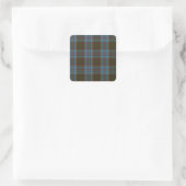 Anderson Clan familie Tartan Vierkante Sticker (Tas)