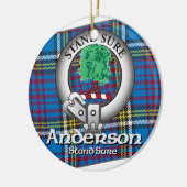 Anderson Clan Keramisch Ornament (Links)