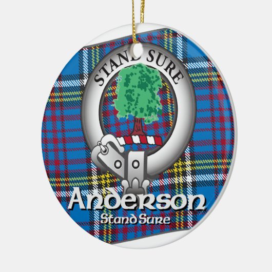 Anderson Clan Keramisch Ornament (Links)