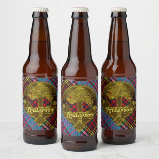 Anderson Clan Koelbox Bier Etiket (Flessen)