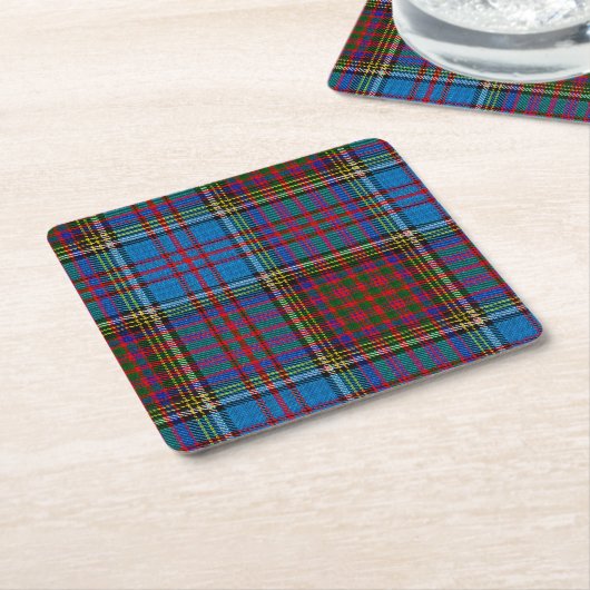Anderson Clan Onderzetter Tartan (Schuin)