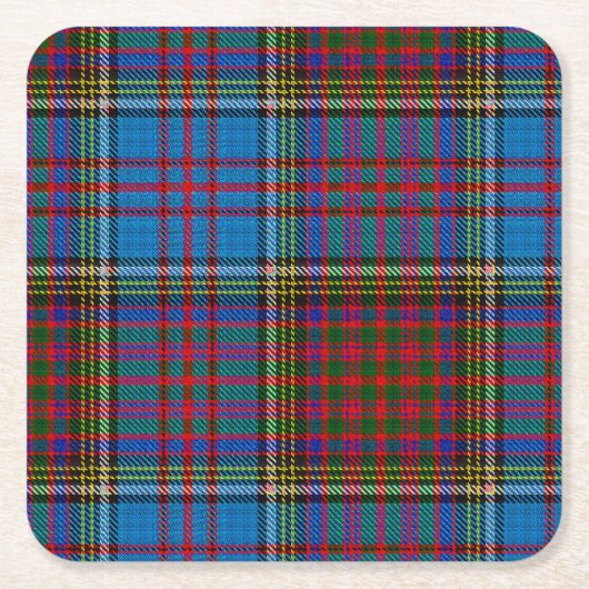 Anderson Clan Onderzetter Tartan (Voorkant)