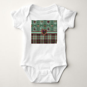 Anderson clan Pset Scottish tartan Romper