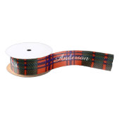 Anderson clan Pset Scottish tartan Satijnen Lint (Spoel)