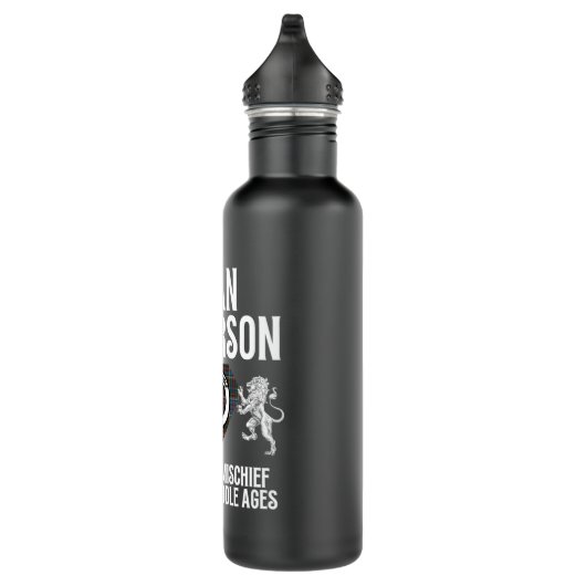 Anderson Clan Scottish Name Coat of Arms Tartan Waterfles (Rechts)