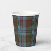 Anderson Clan Scottish Pset Pattern Cups Papieren Bekers (Achterkant)
