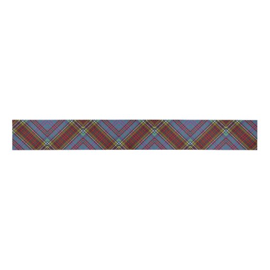 Anderson Clan Tartan (diagonaal) lint (Voorkant)