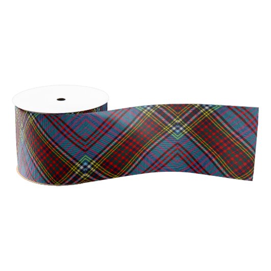 Anderson Clan Tartan (diagonaal) lint (Spoel)