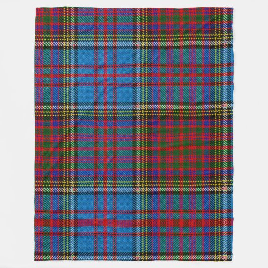 Anderson Clan Tartan Fleece Blanket (Voorkant)